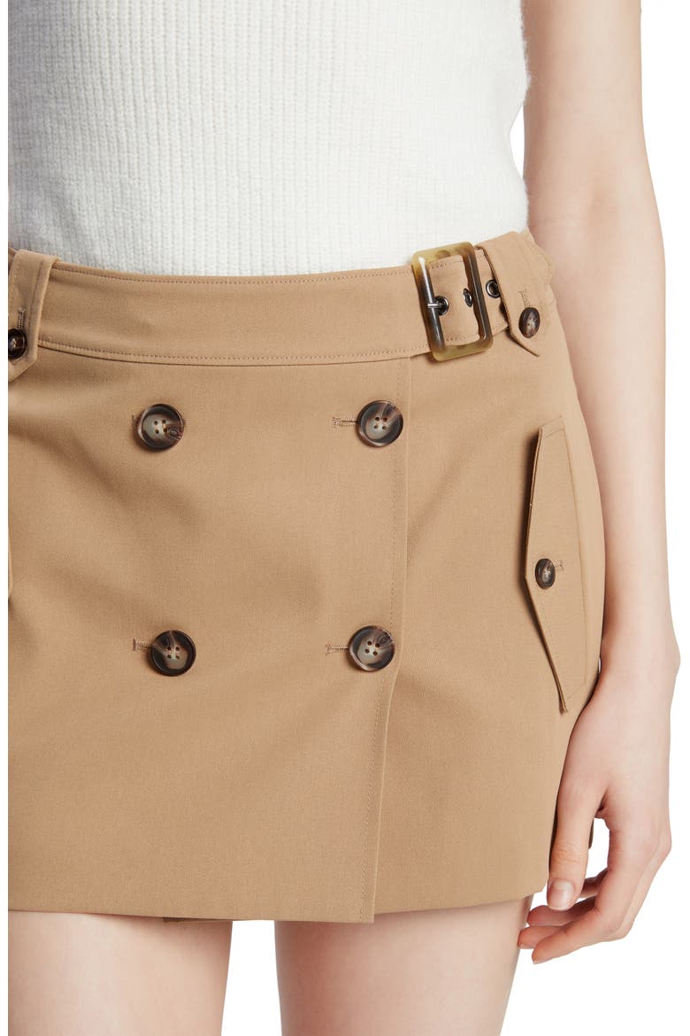 Jadey Mid Rise Mini Skirt, Alternate, color, CAMEL