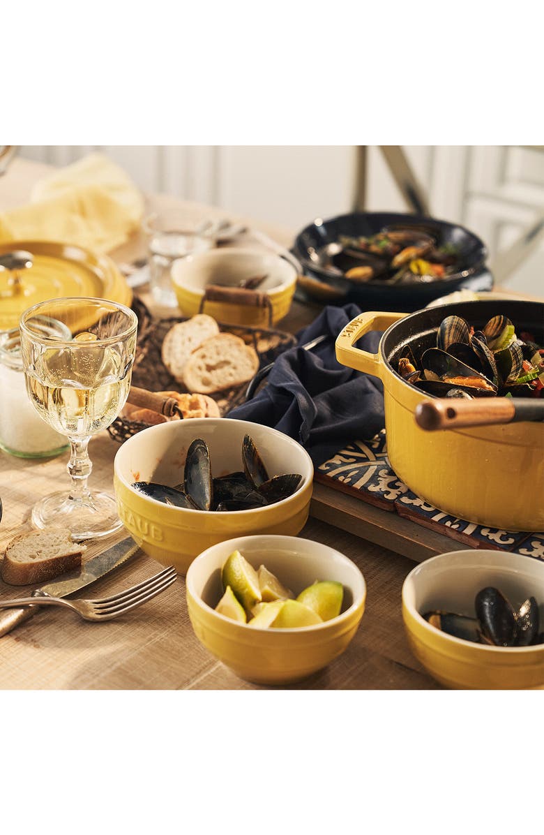 Staub Ceramic 2-Piece Large Universal Bowl Set, Alternate, color, Citron