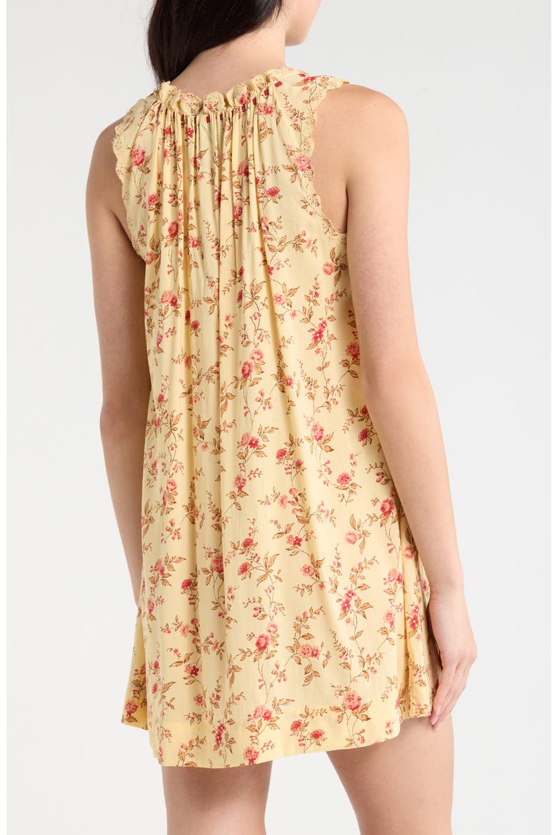 Holly Floral Print Sleep Dress, Alternate, color, WISTFUL