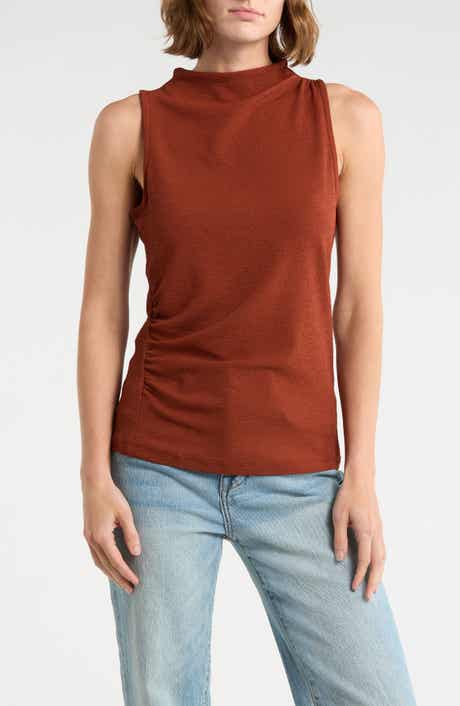 DR2 by Daniel Rainn Textured Boat Neck Sleeveless Top