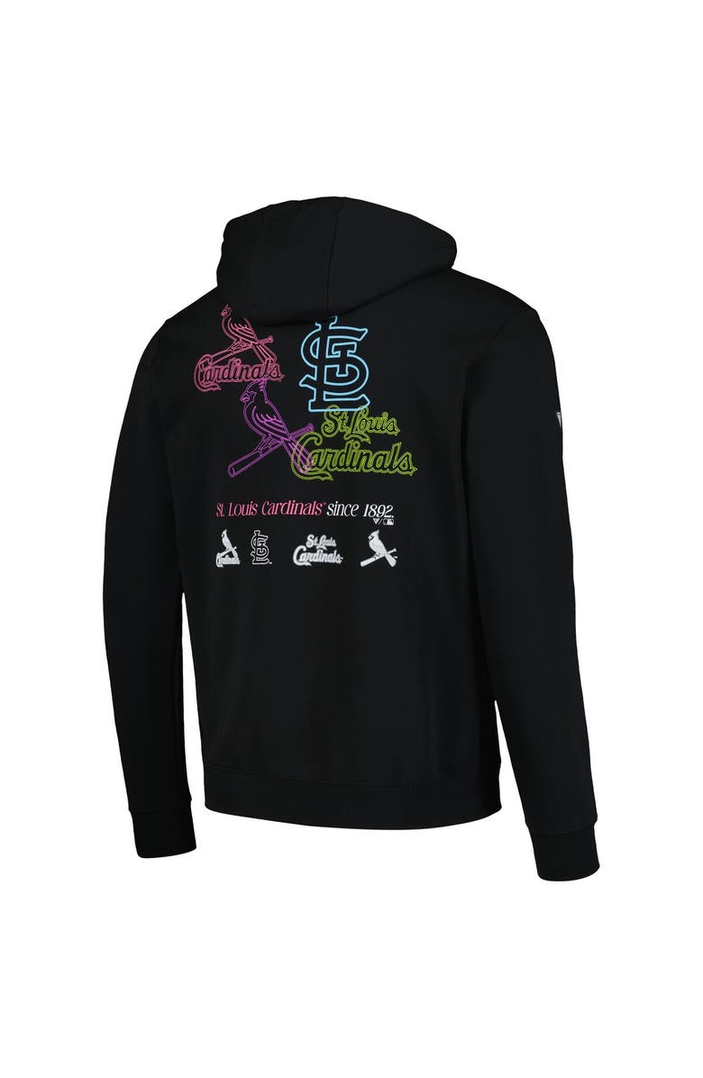 LEVELWEAR Men's Levelwear Black St. Louis Cardinals Podium Vintage Pullover Hoodie, Alternate, color, Black