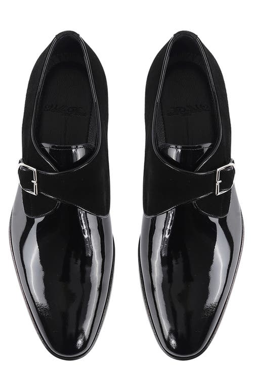 Vellapais Alpine Monk Strap Loafer In Black