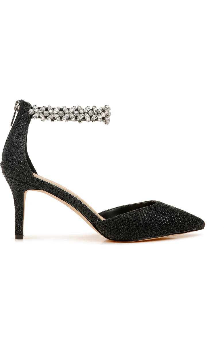 Jewel Badgley Mischka Raleigh Pointed Toe Ankle Strap Pump, Alternate, color,
