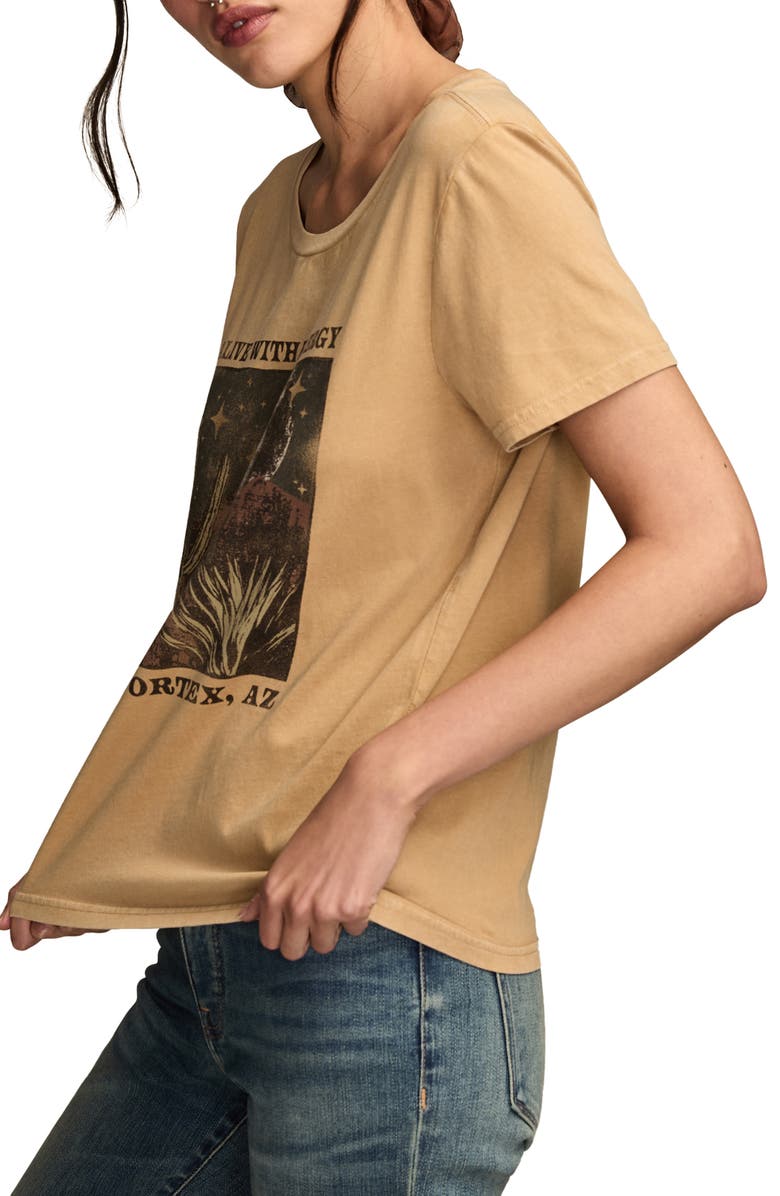 Lucky Brand Alive with Energy Graphic T-Shirt, Alternate, color, Lark