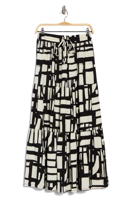Caslon ® Tiered Drawstring Maxi Skirt In Multi