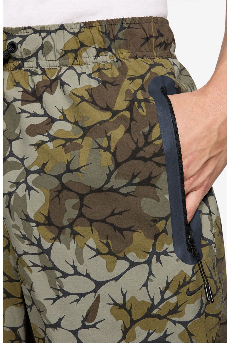 Tech Woven Pants, Alternate, color, OLIVE FLAK/ BLACK
