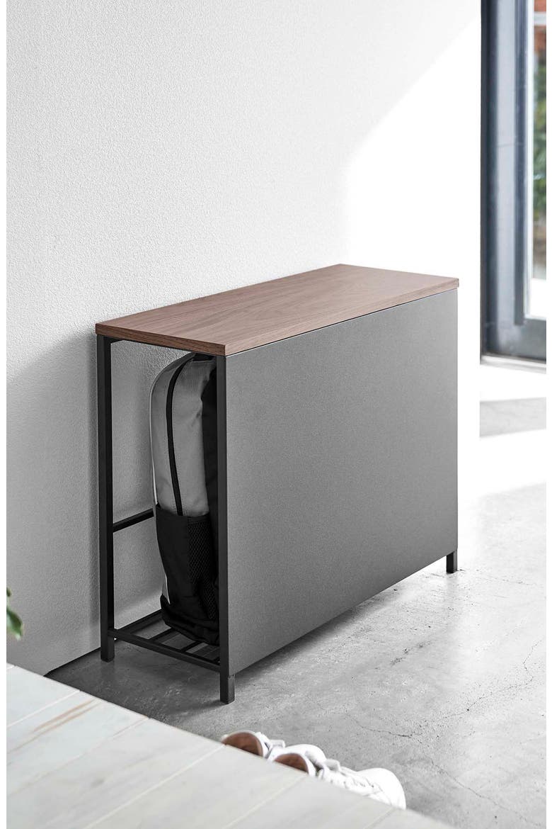 Entryway Storage Bench, Alternate, color, BLACK