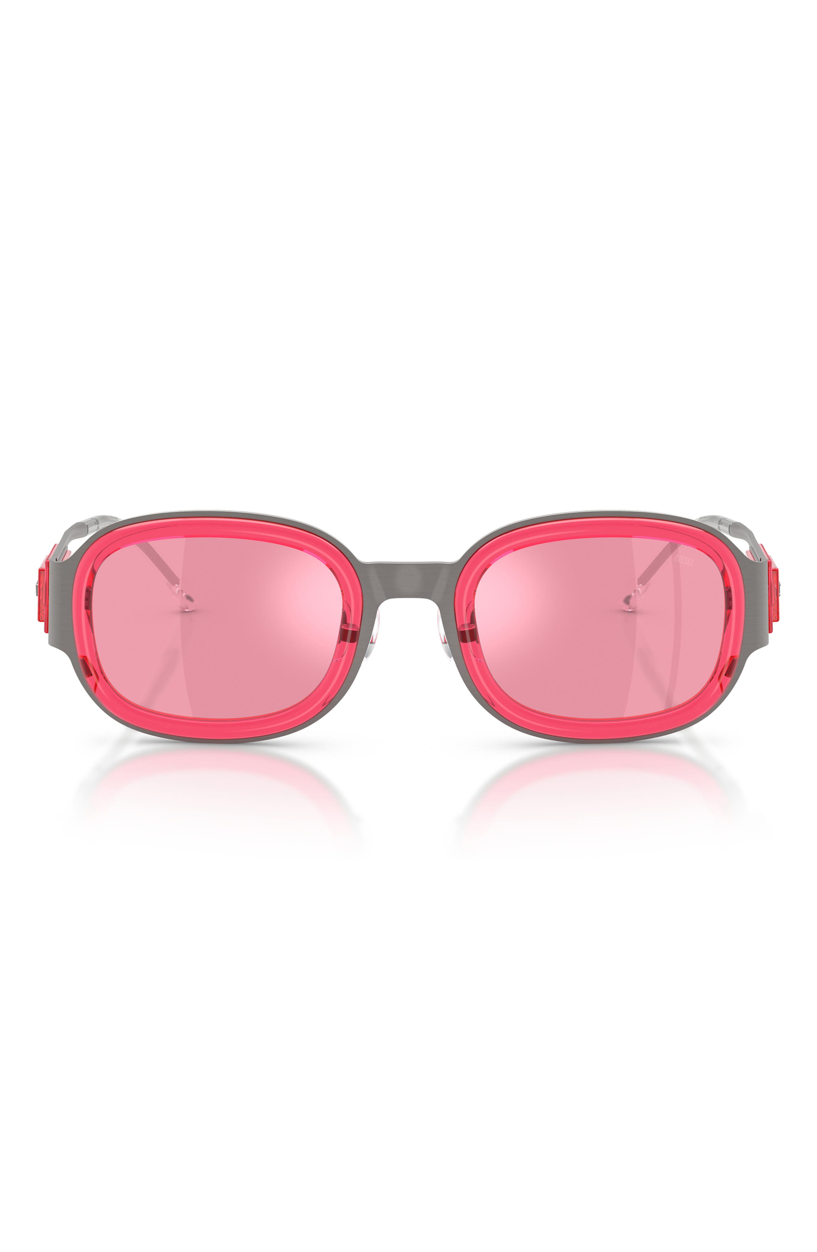 BRUSHED GUNMETAL / PINK MIRROR