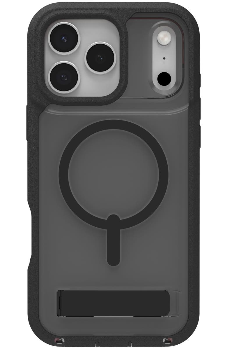 ZAGG Rainier Snap MagSafe Case with Kickstand, Alternate, color, Black