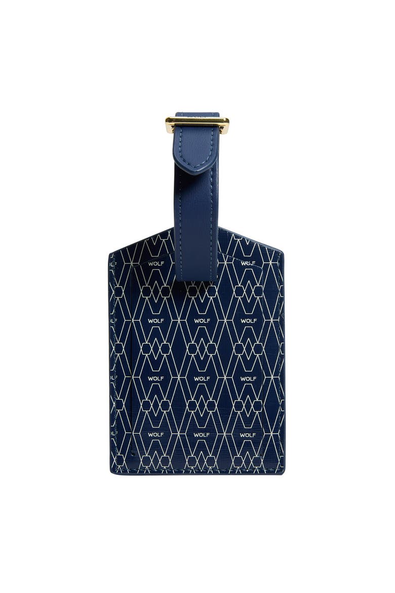Signature Luggage Tag, Main, color, Blue