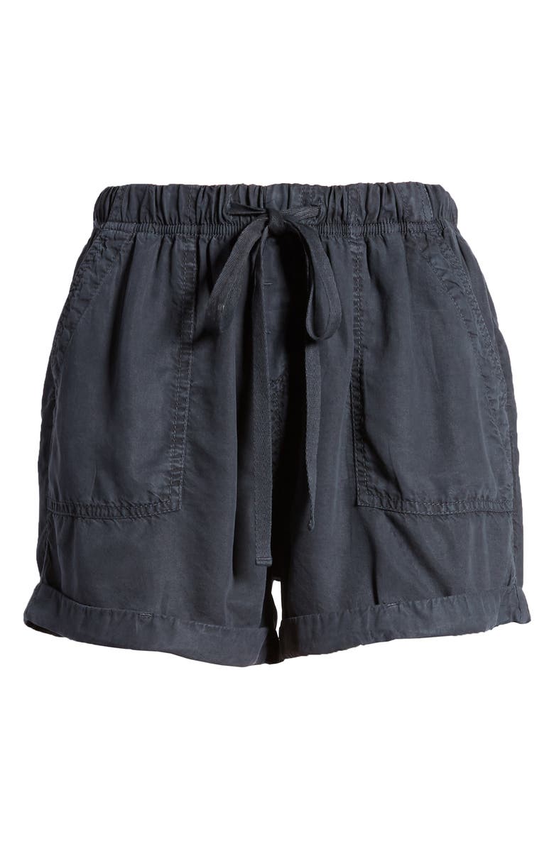 Caslon<sup>®</sup> Drawstring Waist Chambray Shorts, Alternate, color,