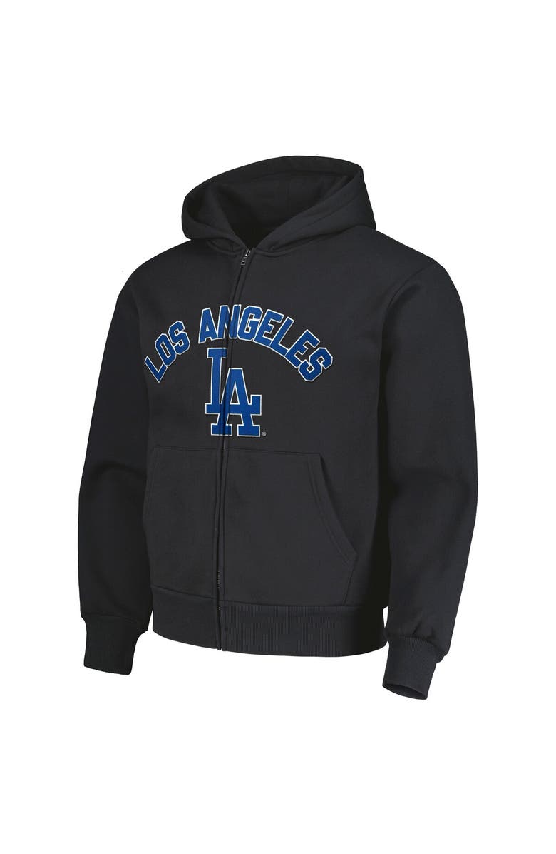 PLEASURES Men's PLEASURES Black Los Angeles Dodgers Opening Day Full-Zip Hoodie, Alternate, color, 
