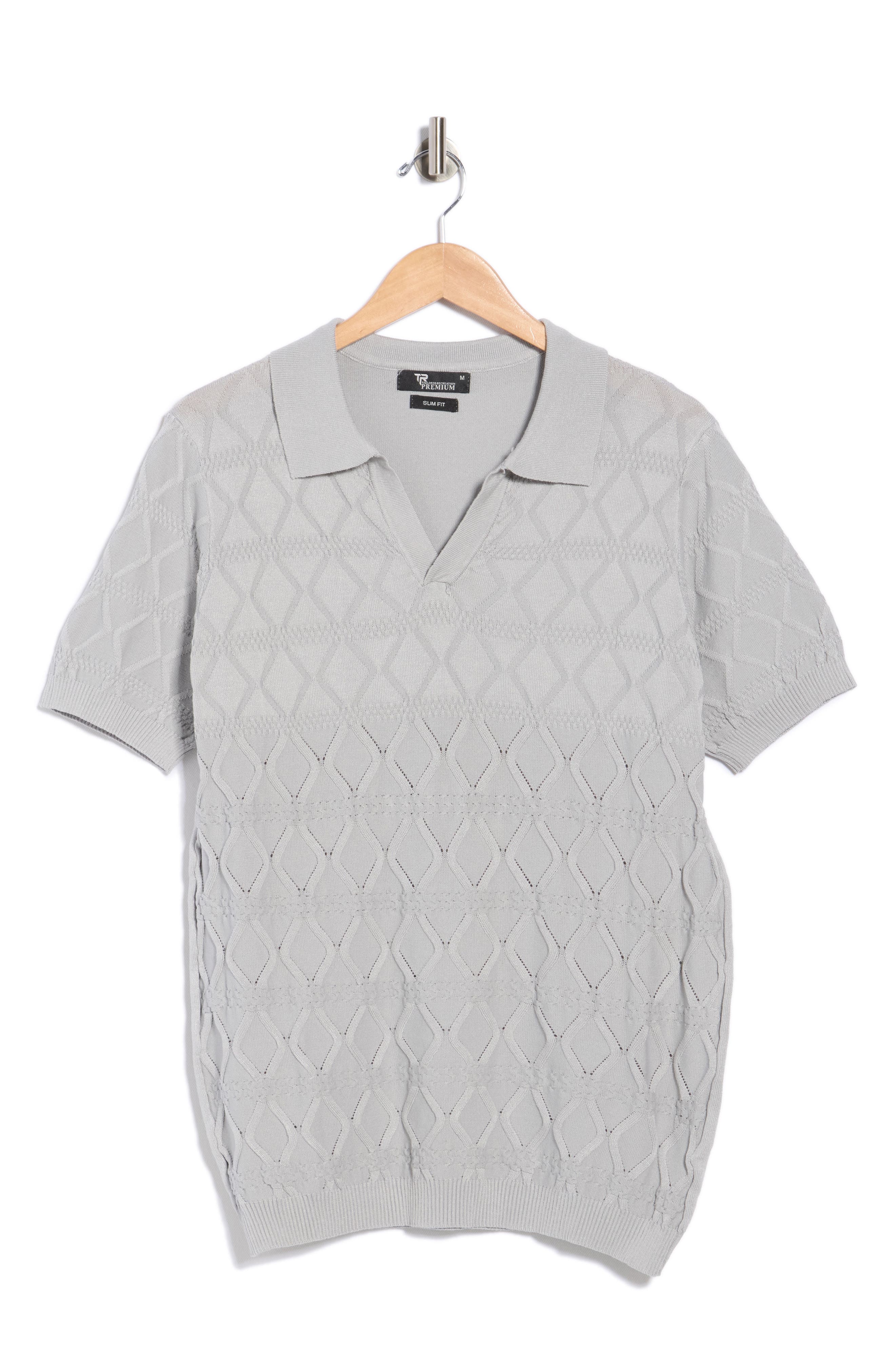 T.R. PREMIUM Slim Fit Polo Sweater