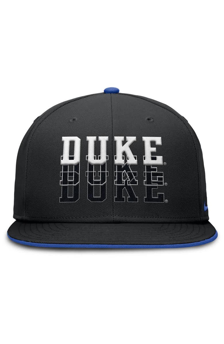 Nike Men's Nike Black Duke Blue Devils True Primetime Performance Fitted Hat, Alternate, color, Black