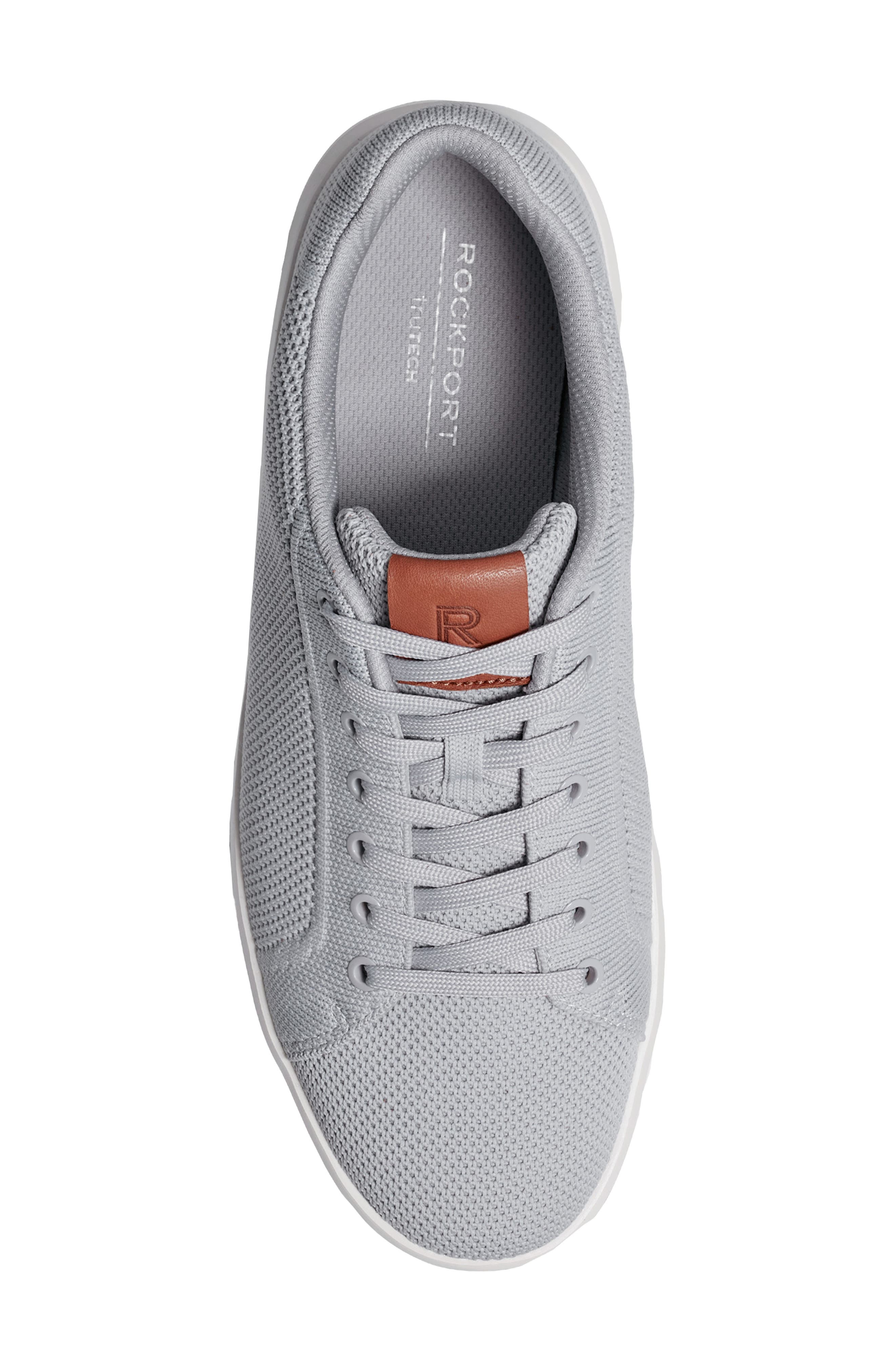 Rockport Lite Court Low Top Sneaker, Alternate, color, Medium Grey