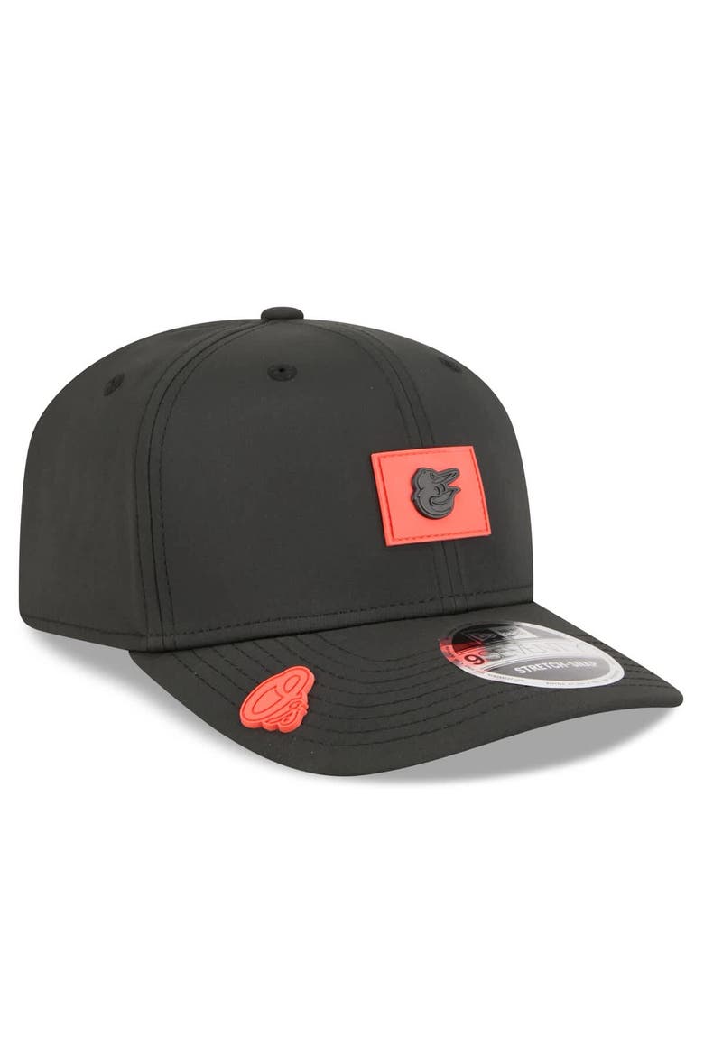 Men's New Era  Black Baltimore Orioles 2026 Clubhouse 9SEVENTY Adjustable Hat, Alternate, color, Black