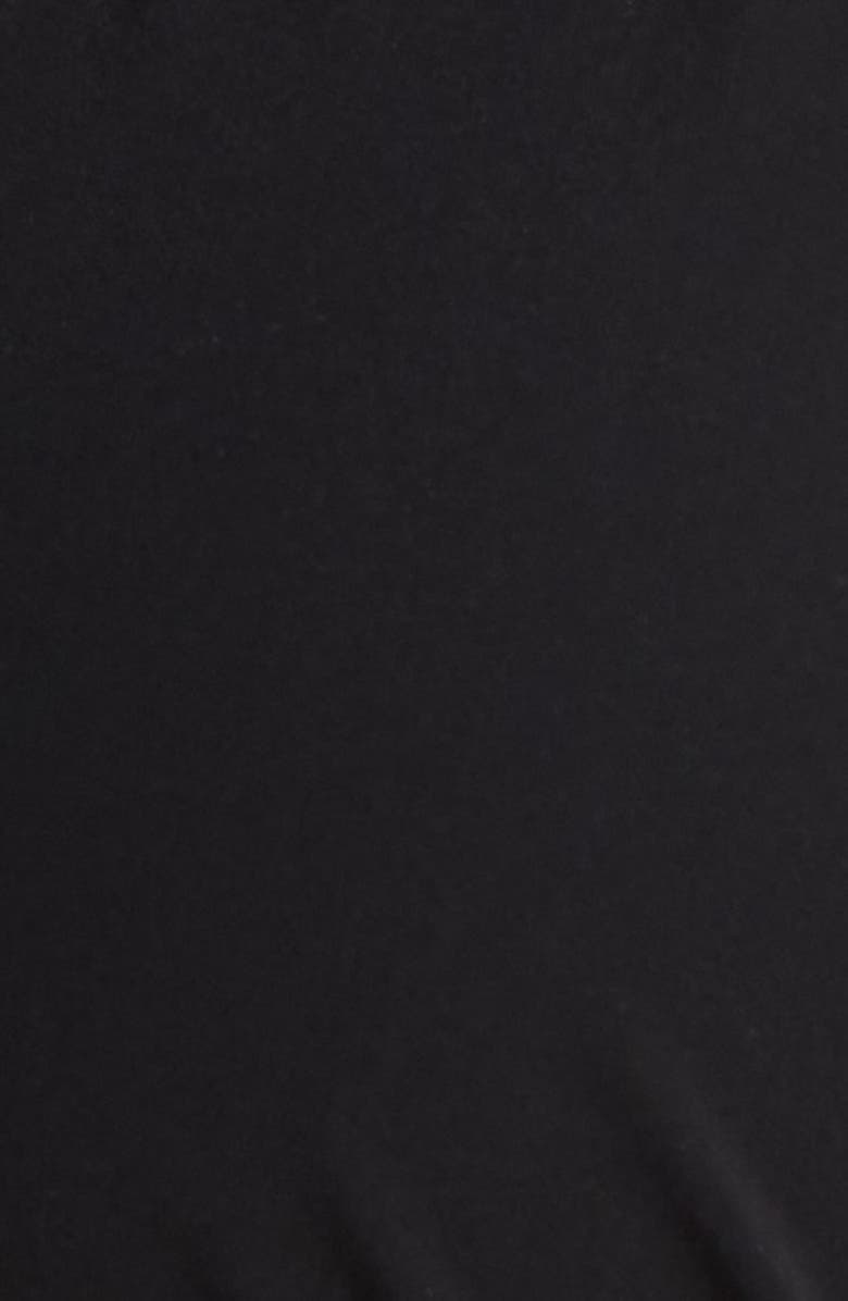 Reiss Effie Bikini Top, Alternate, color, Black/ Brown