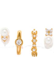 Girls Crew Cozumel Imitation Pearl Earring Set