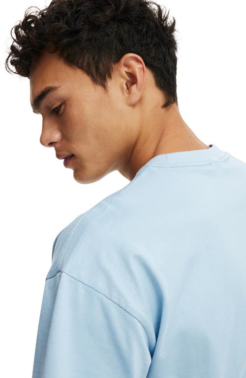 Cotton On Box Fit Plain T-shirt In Pearl Blue