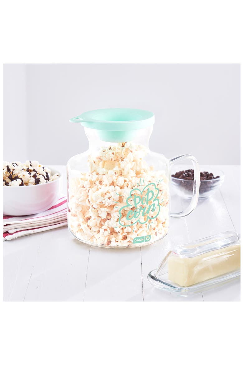 Microwave Popcorn Popper, Alternate, color, AQUA