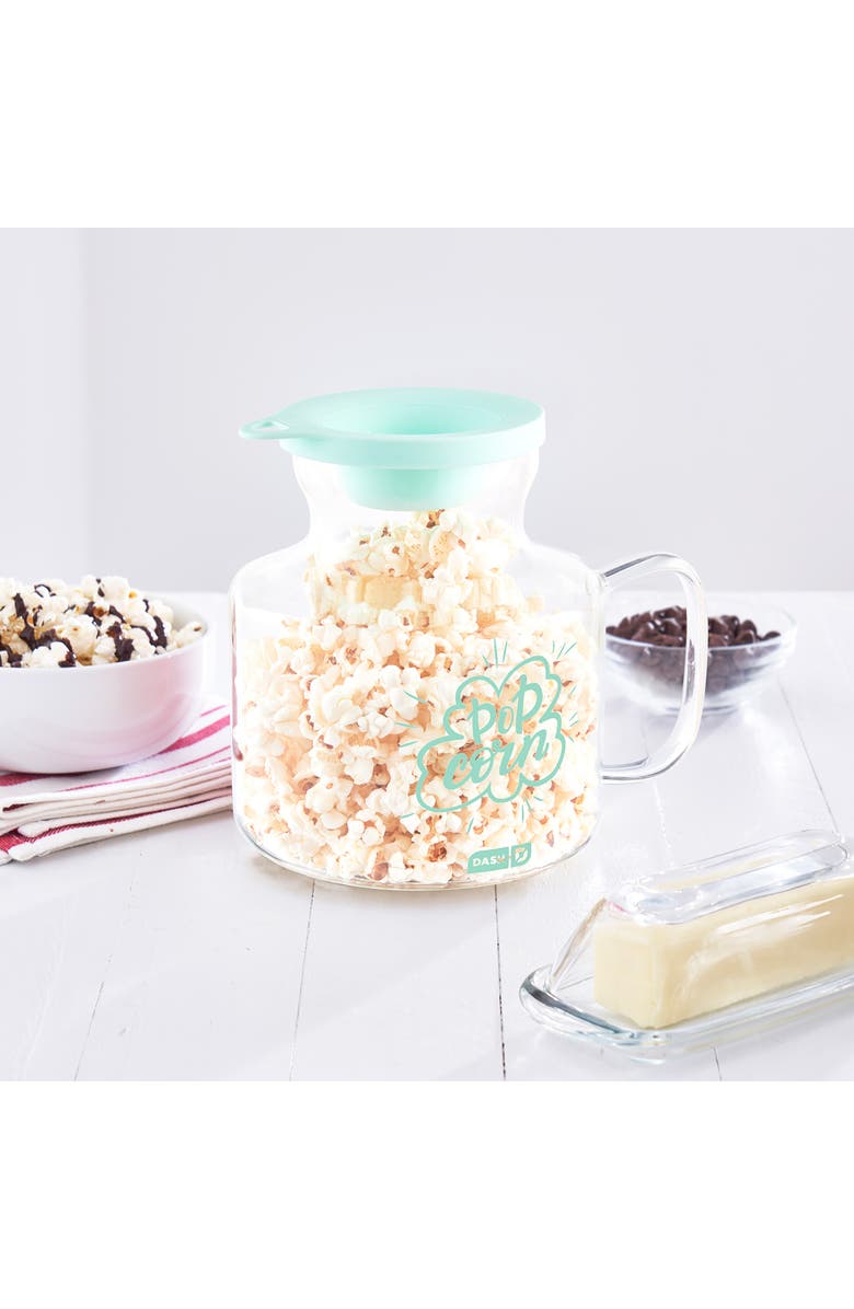 Dash Microwave Popcorn Popper, Alternate, color, Aqua