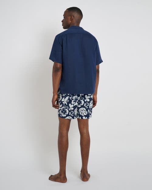 Onia Charles 5" Swim Trunk In Deep Navy Multi