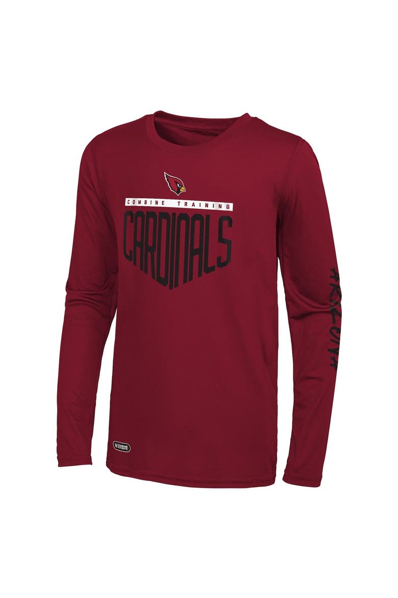 Men's Cardinal Arizona Cardinals Impact Long Sleeve T-Shirt, Main, color, Cardinal