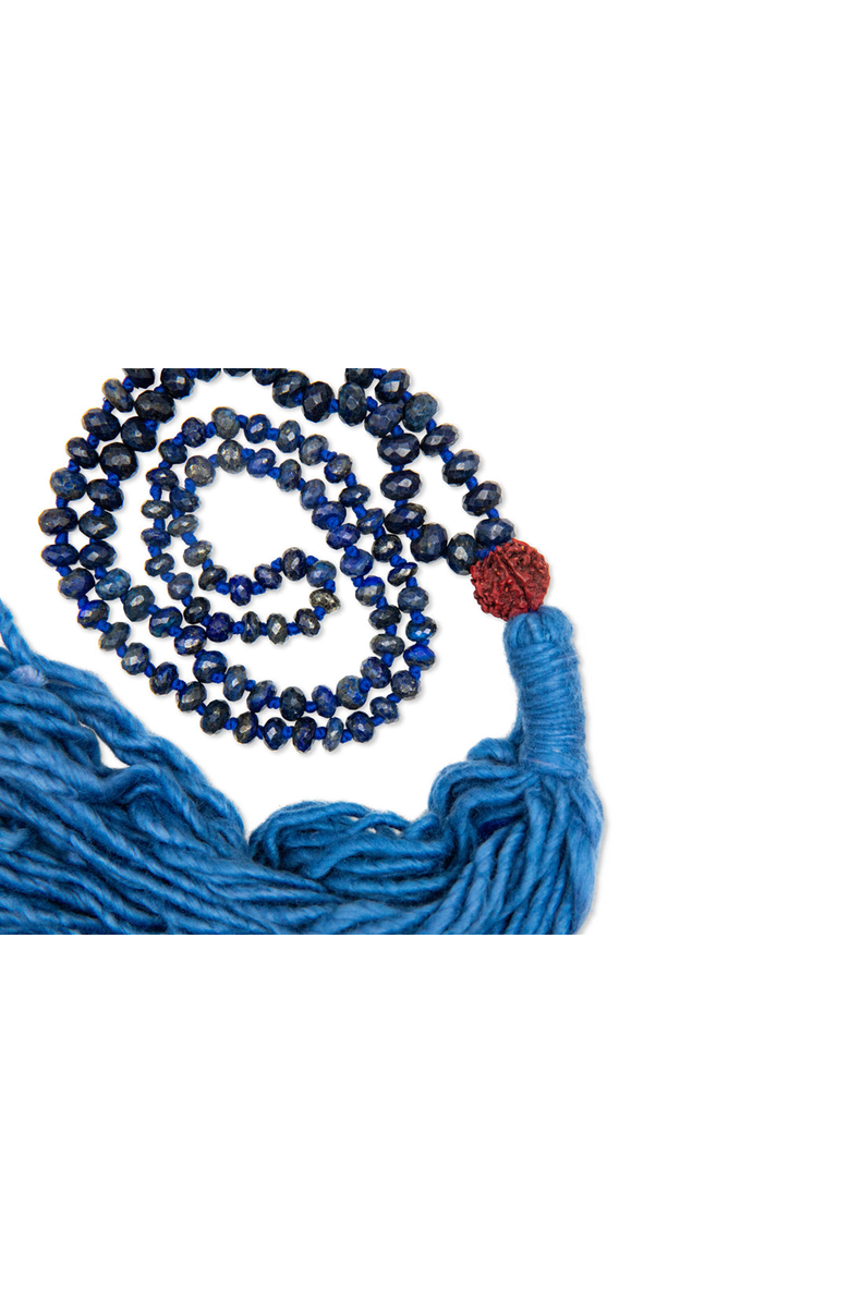 Bennd Lapis Indigo Mala Necklace, Alternate, color, Lapis / Indigo