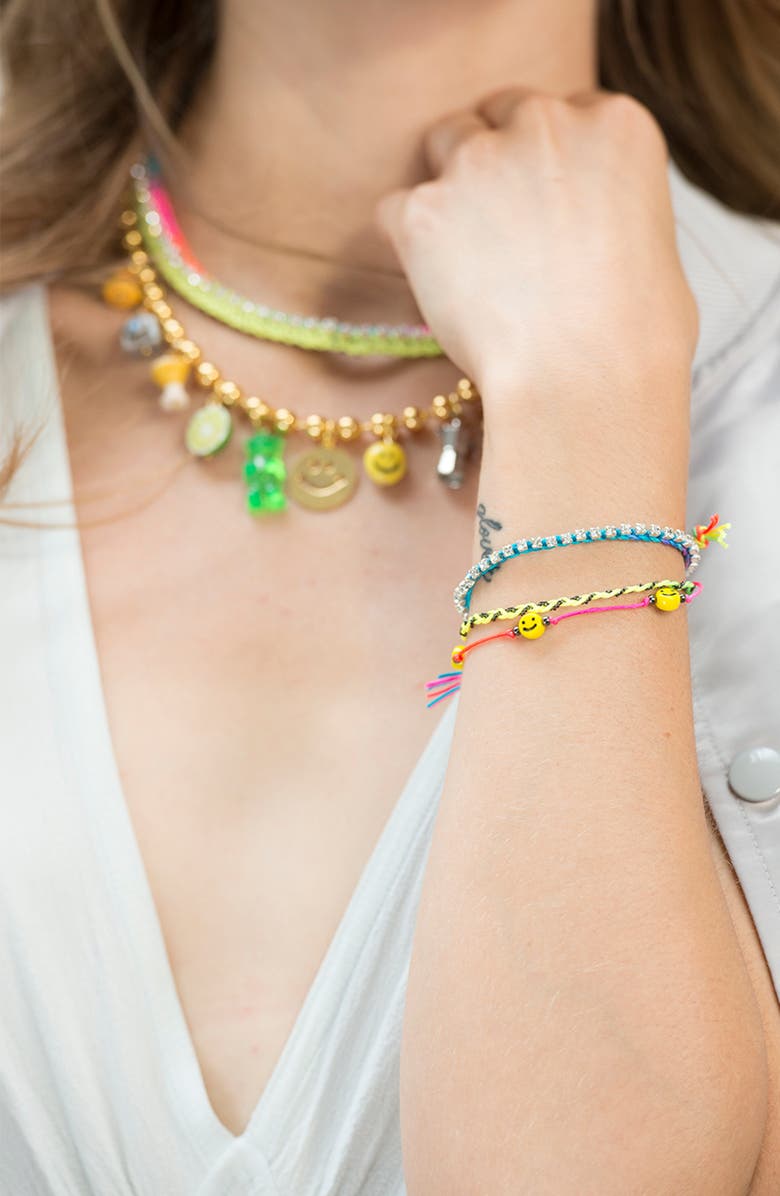 Venessa Arizaga All Smiles On Me Bracelet, Alternate, color, Rainbow