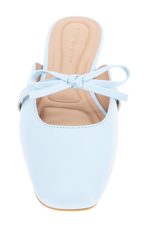 Bcbgeneration Hildana Bow Mule In Bluebell