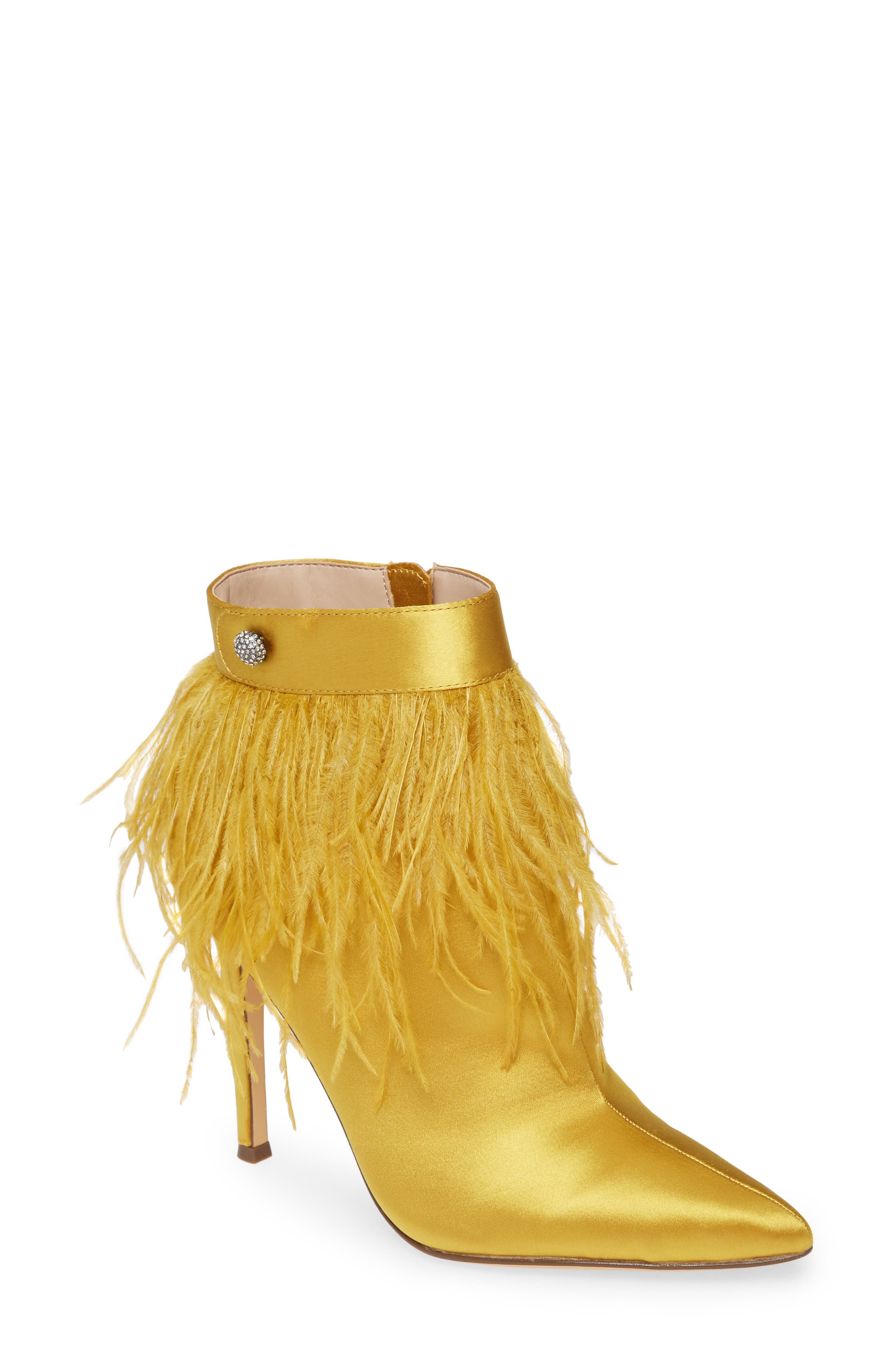 Nina Danella Feather Bootie, Main, color, 