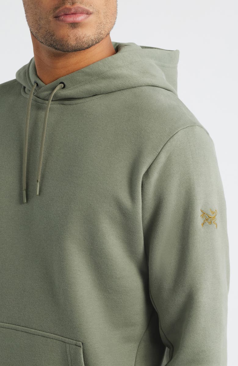 Arc'teryx Emblem Fleece Hoodie, Alternate, color, Forage
