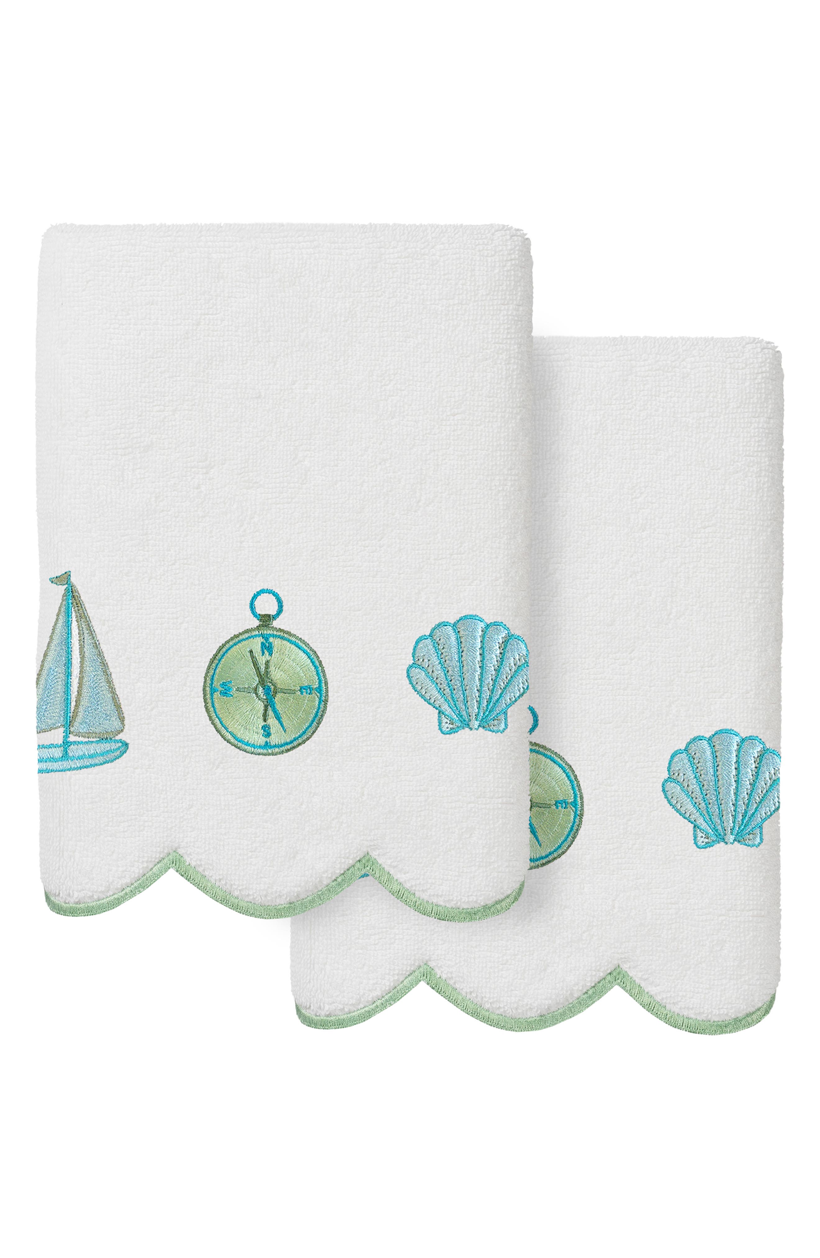 Sea Joy Scallop Pack of 2 Hand Towels