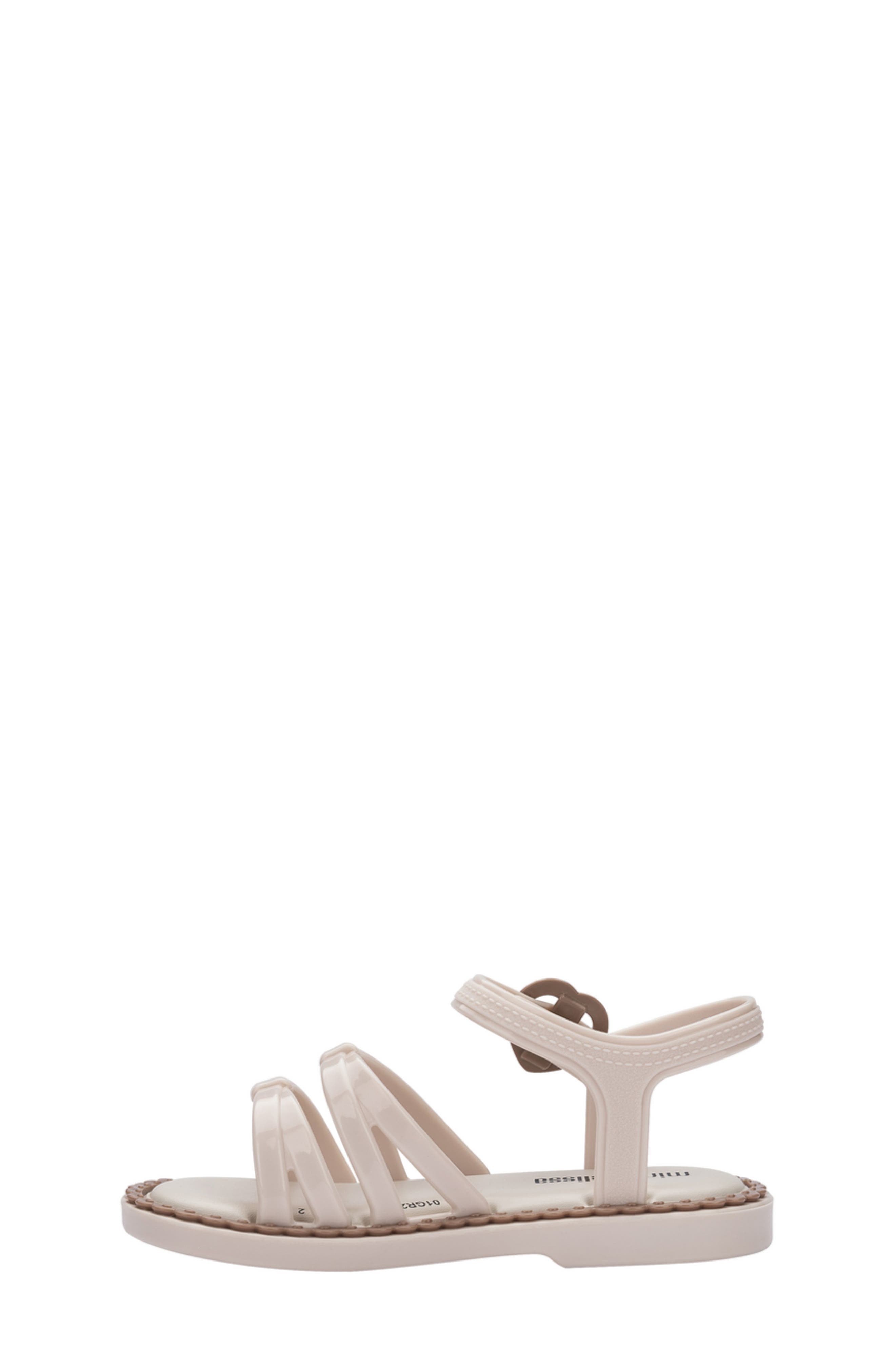 Kids' Aurora Sandal, Alternate, color, BEIGE/ BROWN