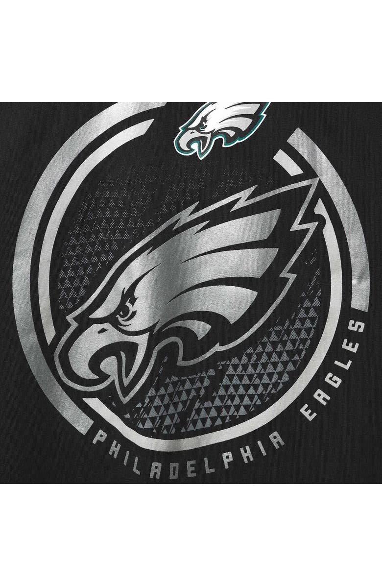 FANATICS Men's Fanatics Branded Black Philadelphia Eagles Big & Tall Color Pop T-Shirt, Alternate, color,