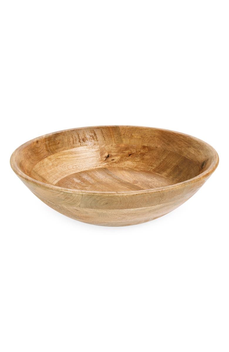 Nordstrom Acacia Wood Serving Bowl, Main, color, Warm Wash Acacia