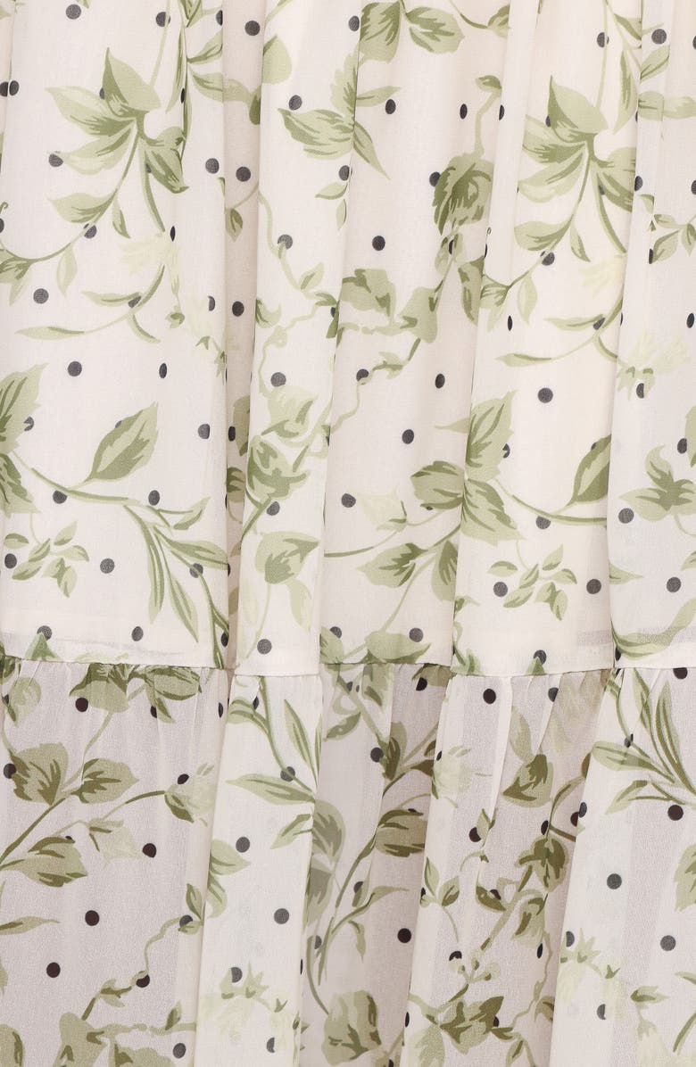 Petal & Pup Vanessa Maxi Skirt Set, Alternate, color, Green Leaf