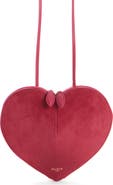 Alaïa Le Coeur Suede Crossbody Bag