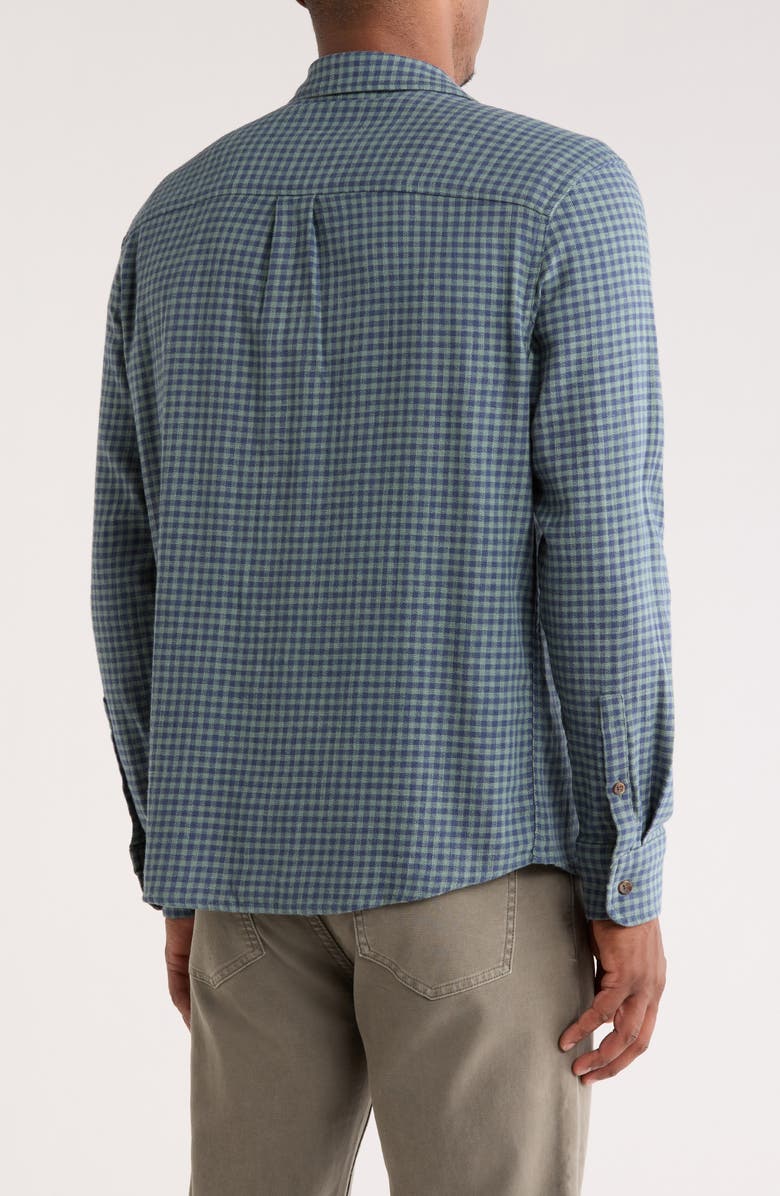 Marine Layer Classic Gingham Stretch Cotton Button-Up Shirt, Alternate, color,