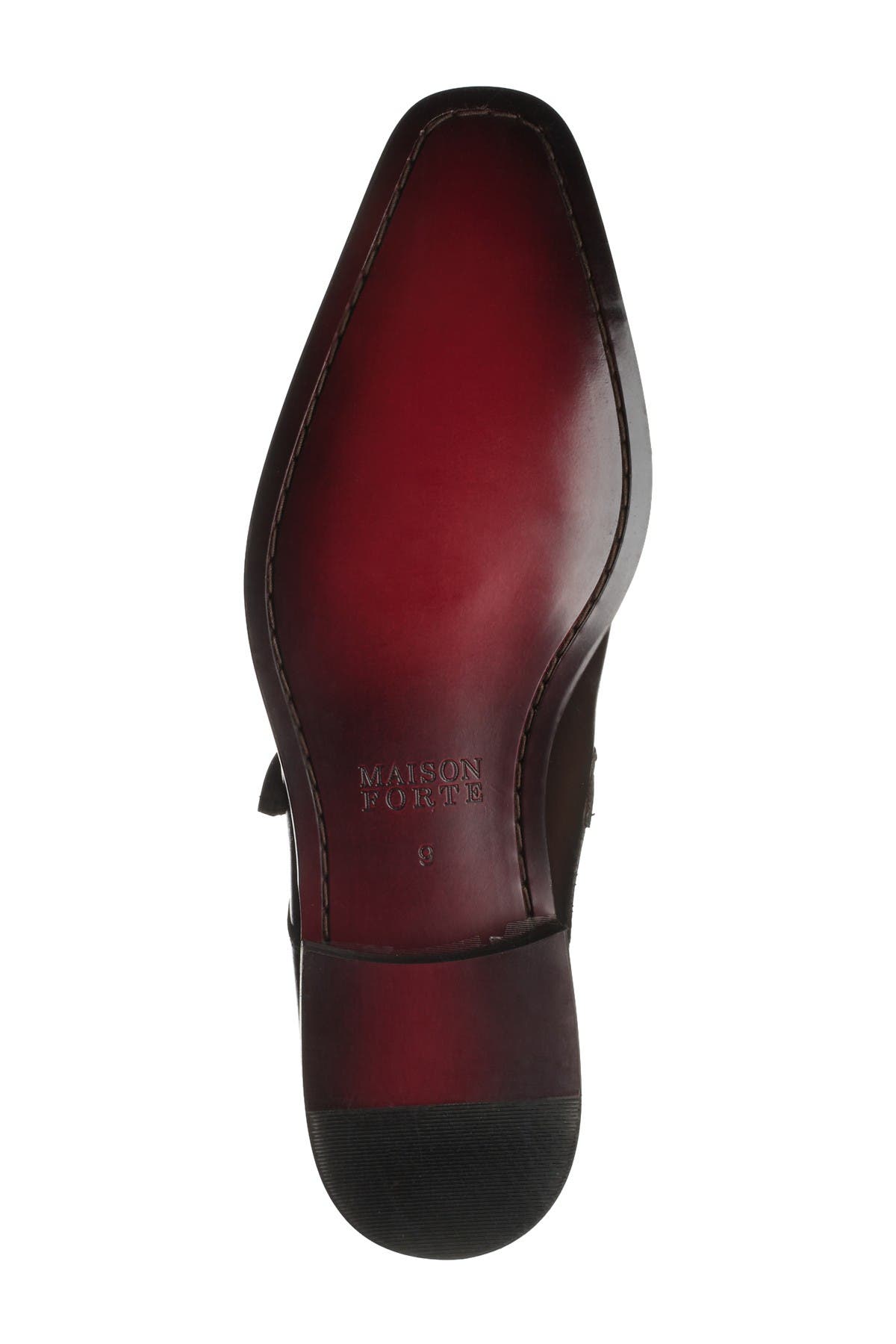 Maison Forte Davos Buckle Strap Leather Loafer, Alternate, color, 