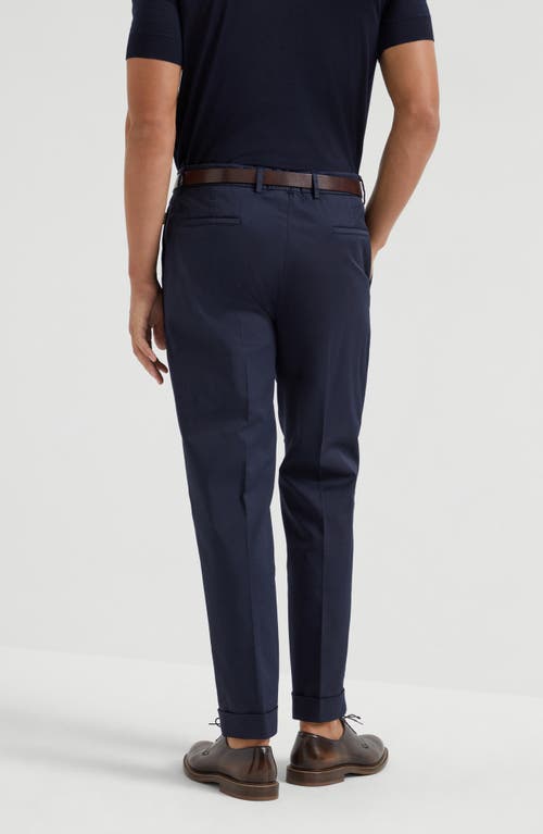 Brunello Cucinelli Pant In Navy Blue