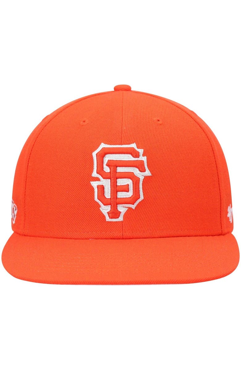 '47 Men's '47 Orange San Francisco Giants 2021 City Connect Captain Snapback Hat, Alternate, color, Orange