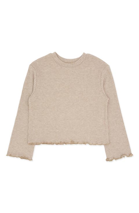 Kids' Ruby Long Sleeve Rib Top
