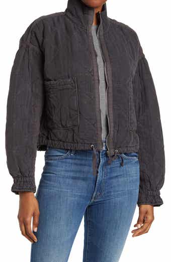 Cropped Quilted Jacket