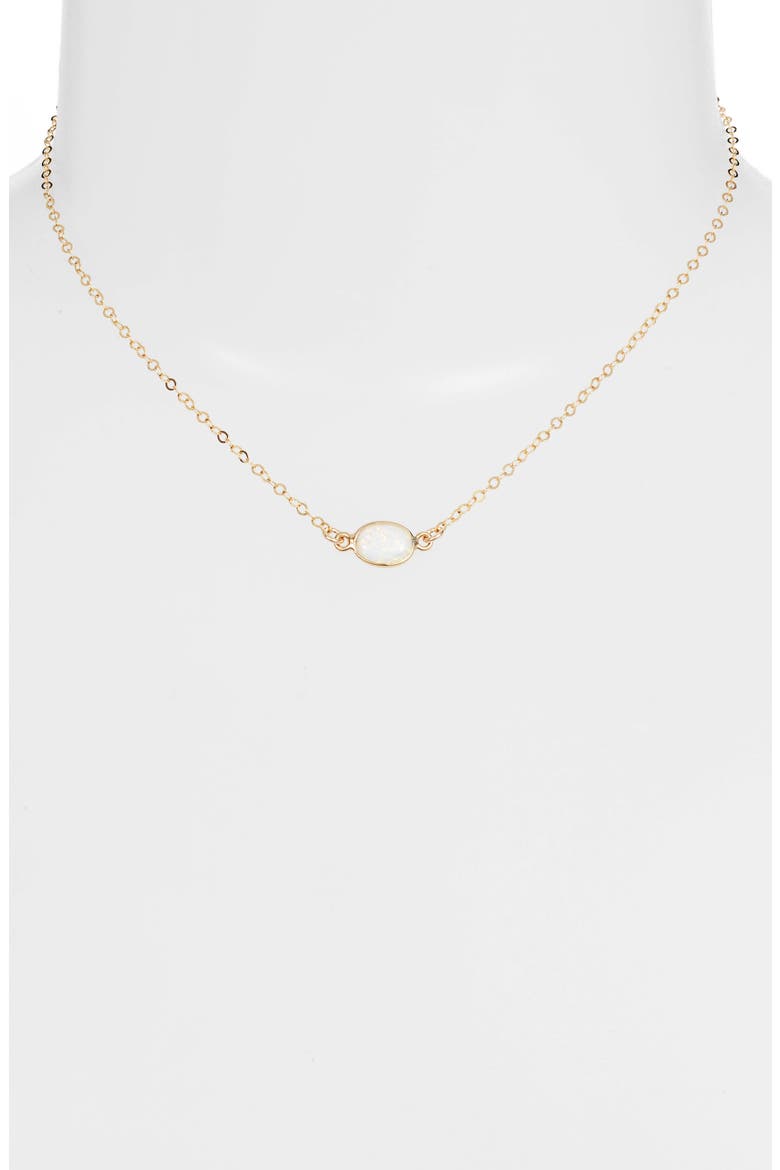 Maddox Choker Necklace, Alternate, color, GOLD