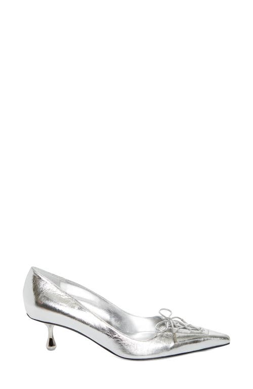 Jimmy Choo Scarlett Pointed Toe Pump In Silver