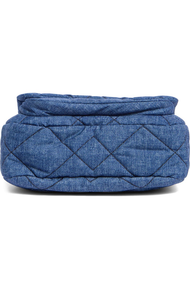 Marc Jacobs Denim Effect Quilted Crossbody Bag, Alternate, color, Denim Blue