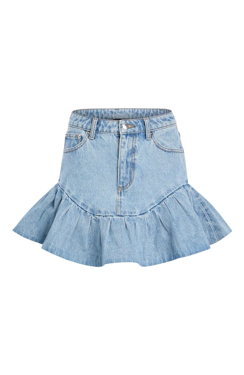 Retrofête Angelique Denim Skirt, Alternate, color, 