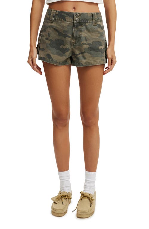 Cotton On Benny Cargo Micro Short In Camo