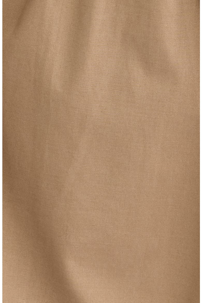 Woven Stretch Cotton Flutter Shorts, Alternate, color, DESERT